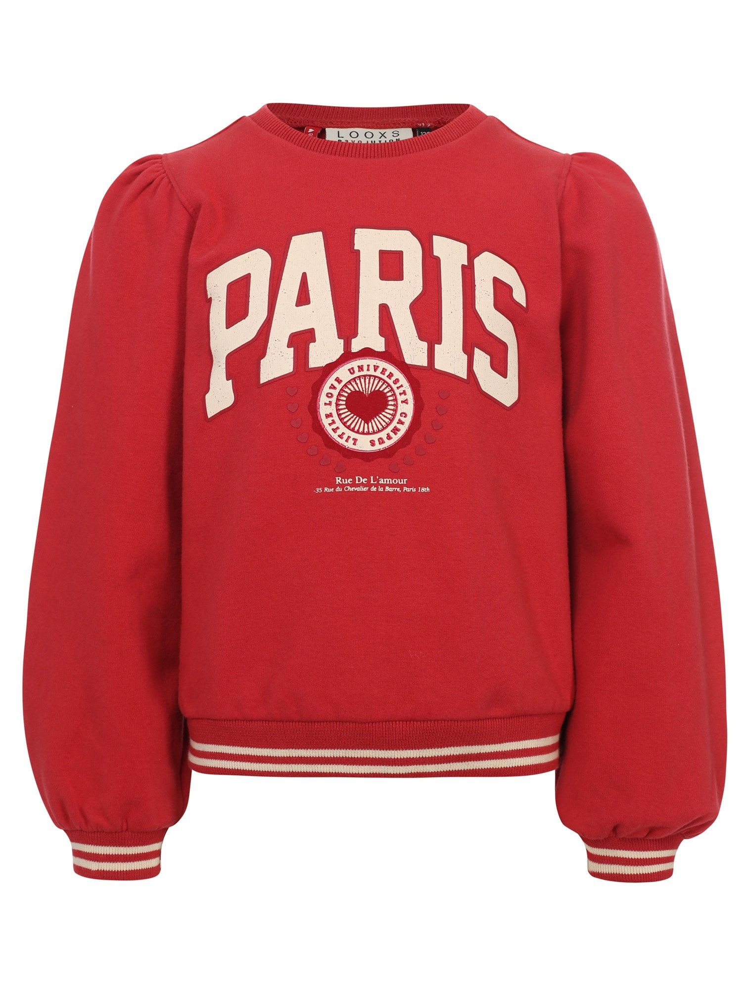 LOOXS Little winter sweater meisjes - rood afbeelding