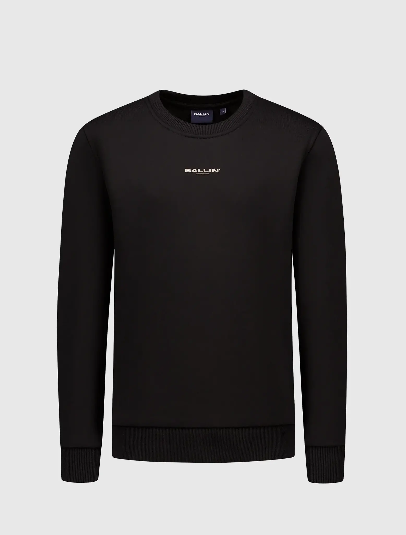 Ballin winter sweater jongens - zwart - wild city logo afbeelding