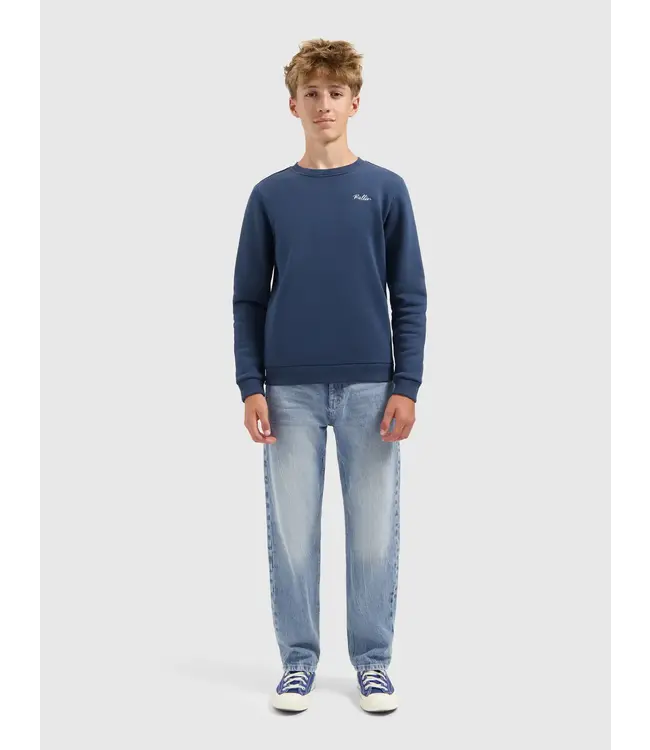 Ballin winter sweater jongens - navy blauw - echoes of the urban wild