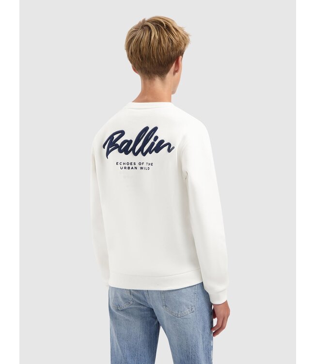 Ballin winter sweater jongens - off wit - echoes of the urban wild
