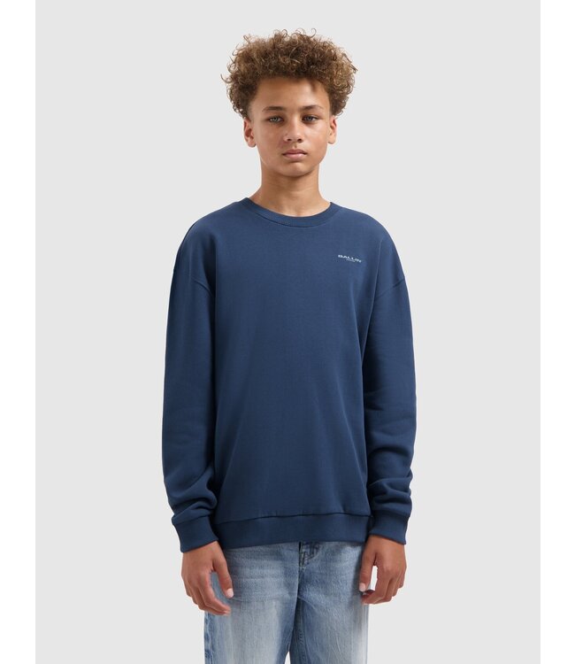 Ballin winter sweater jongens - navy blauw - zigzag logo