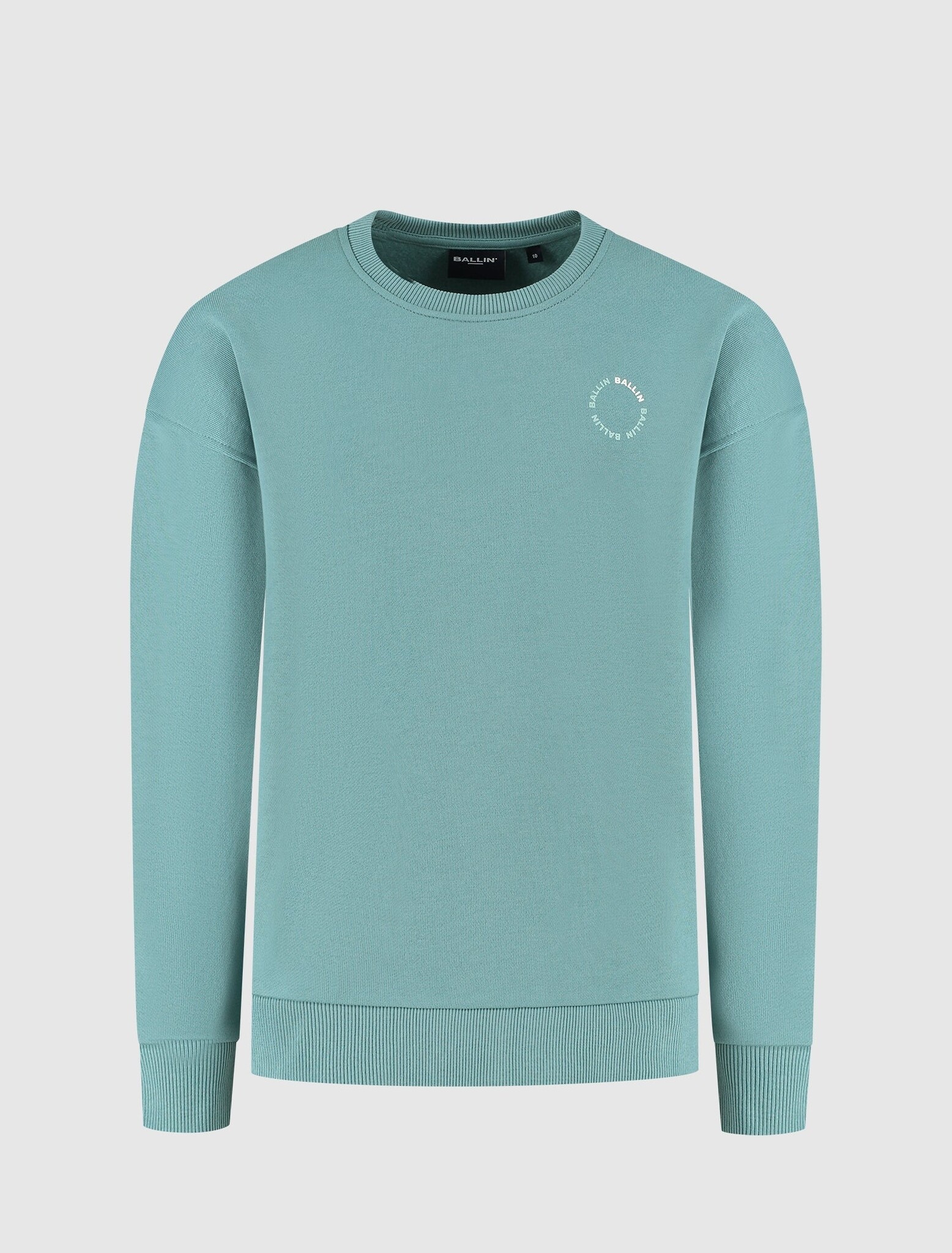 Ballin winter sweater jongens - groen - cirkel logo afbeelding