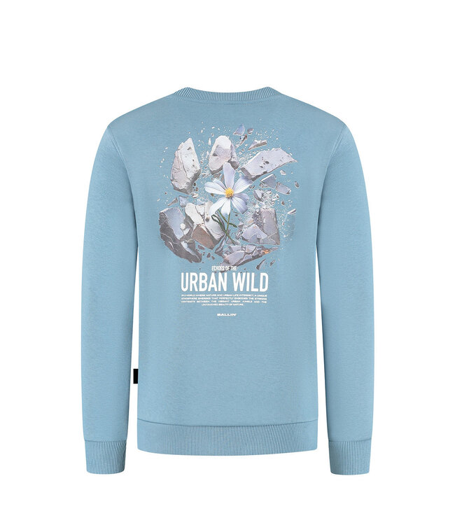 Ballin winter sweater jongens - blauw/grijs - urban wild explosion