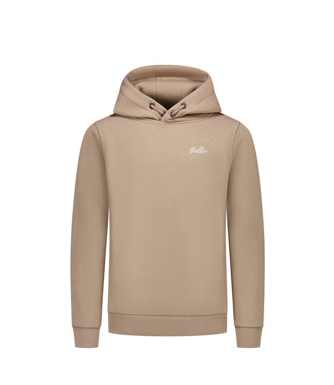 Ballin winter hoodie jongens - taupe - echoes of the urban wild