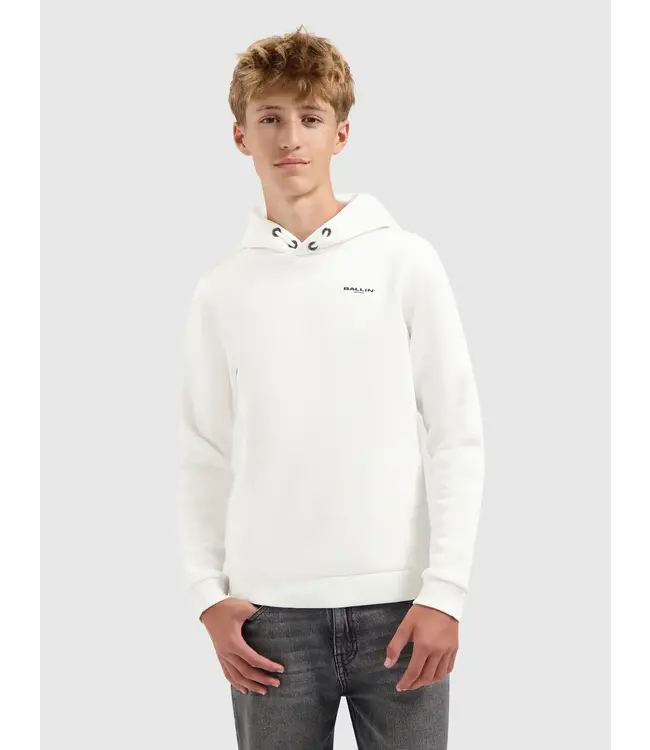 Ballin winter hoodie jongens - off wit - urban jungle