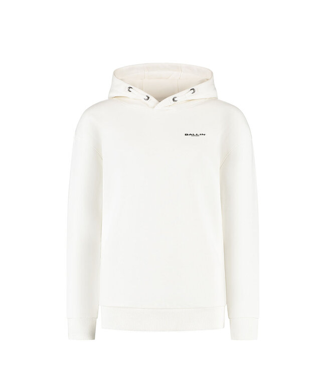 Ballin winter hoodie jongens - off wit - peace of paradise