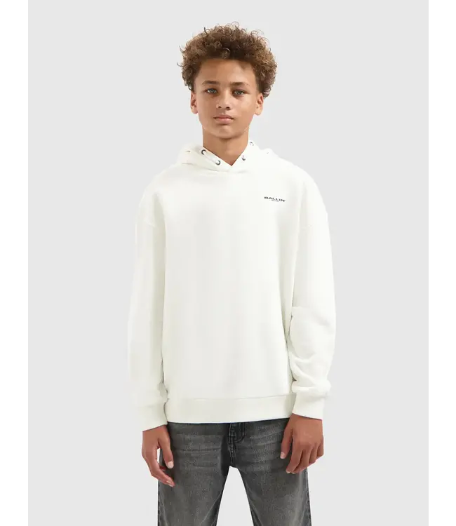 Ballin winter hoodie jongens - off wit - peace of paradise