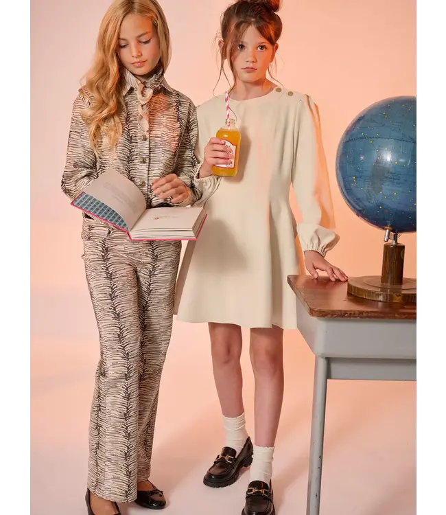 Nik&Nik winter broek meisjes - zand - Lean