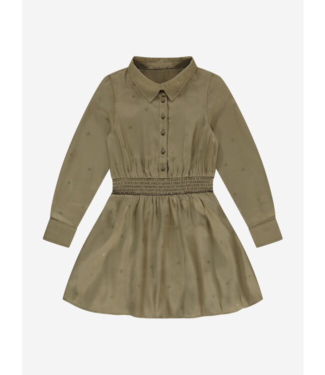 Nik&Nik winter jurk meisjes - groen - Rihanna