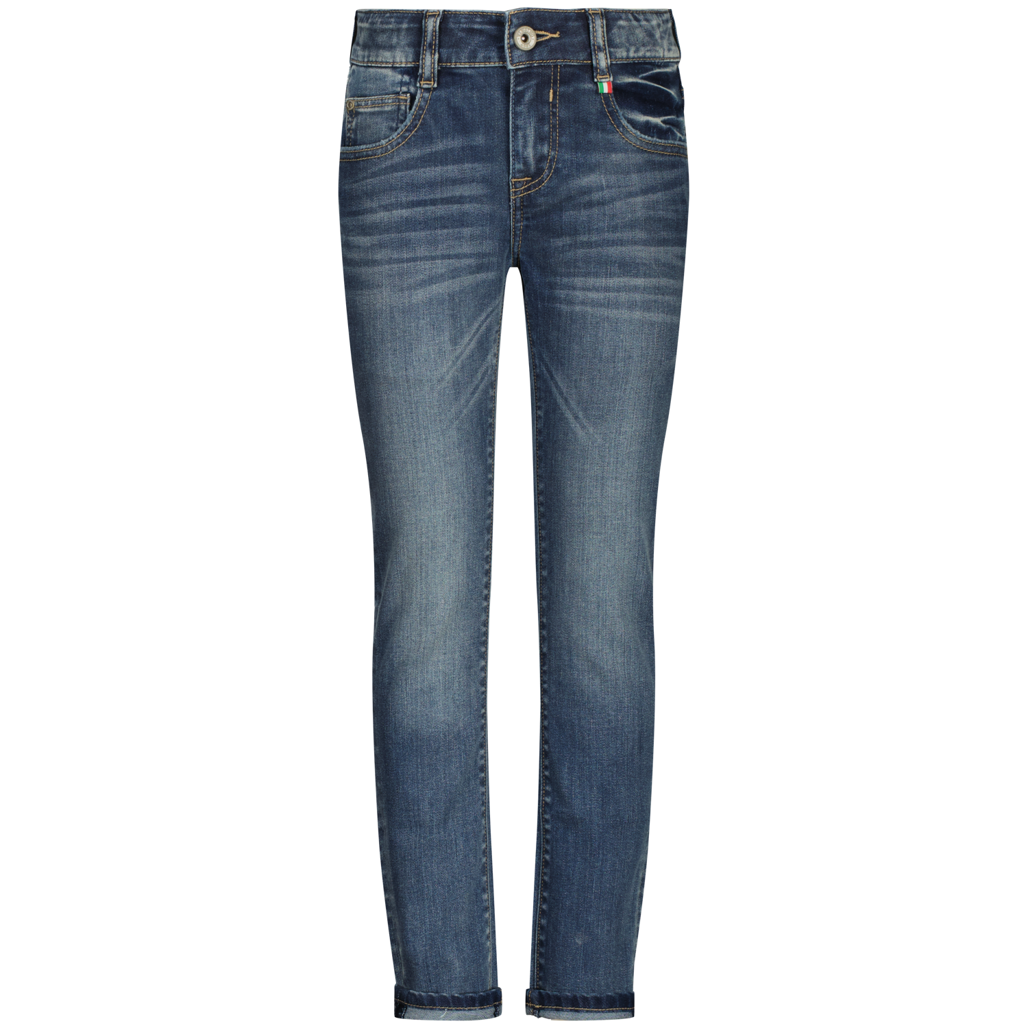 Vingino winter jeans broek jongens - blauw - Anzio - skinny fit afbeelding