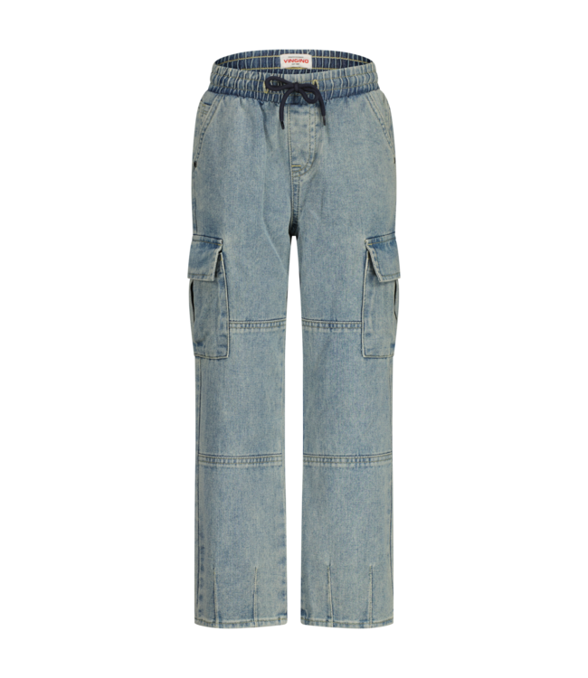 Vingino winter jeans broek jongens - blauw - Gino cargo