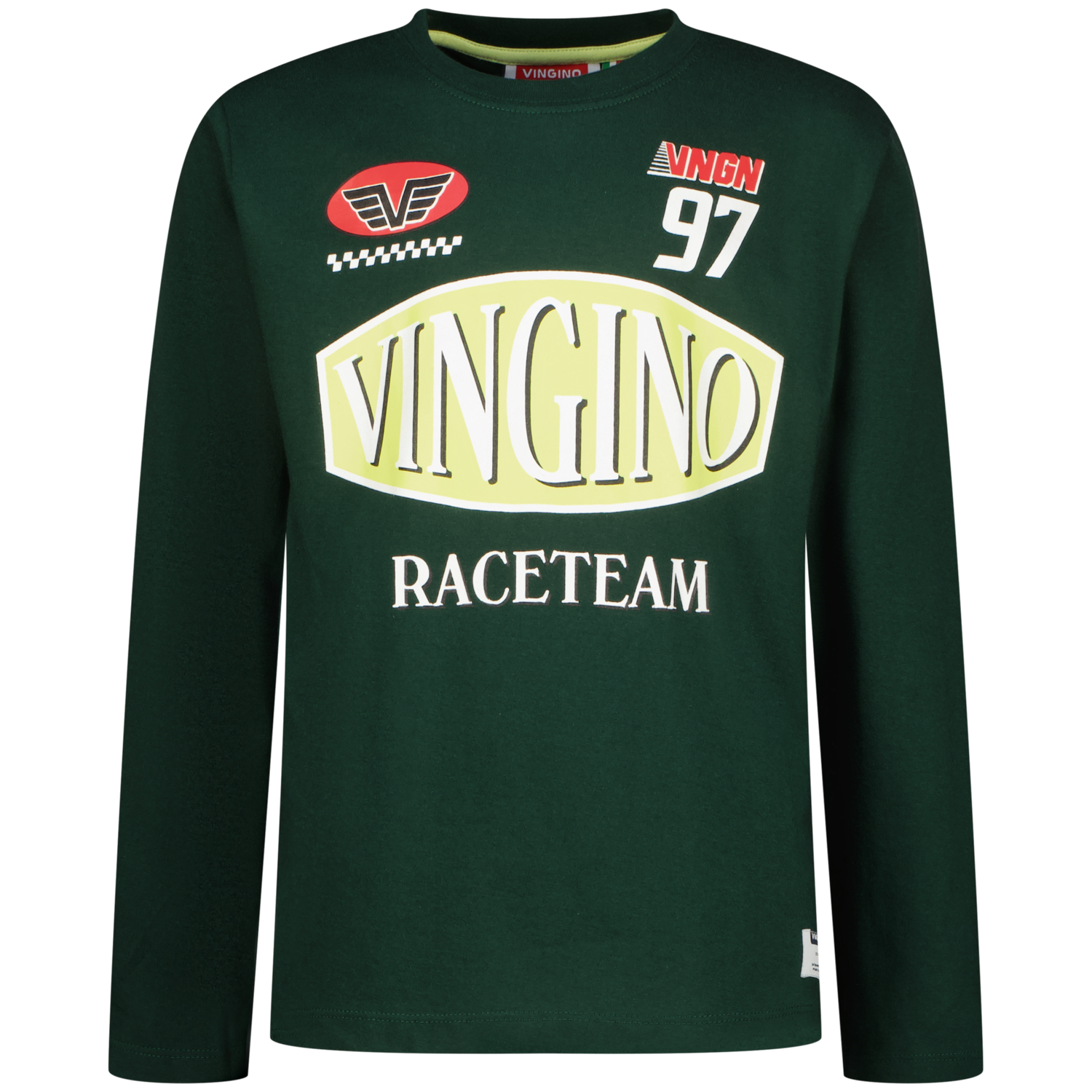 Vingino winter t-shirt jongens - groen - Jacing afbeelding