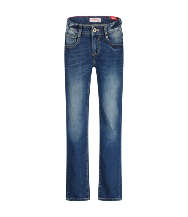 Vingino winter jeans broek jongens - vintage blauw - Aron - skinny fit