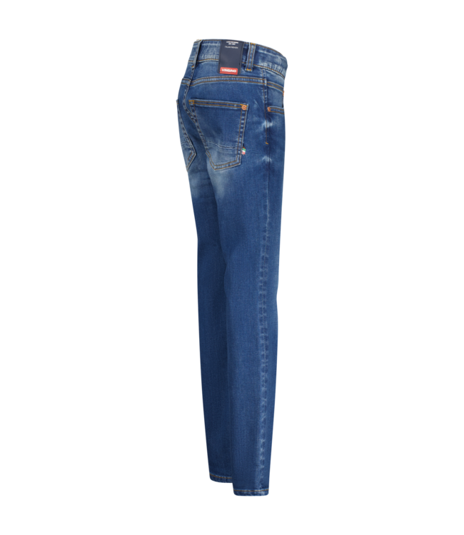 Vingino winter jeans broek jongens - midden blauw - Dante - slim fit