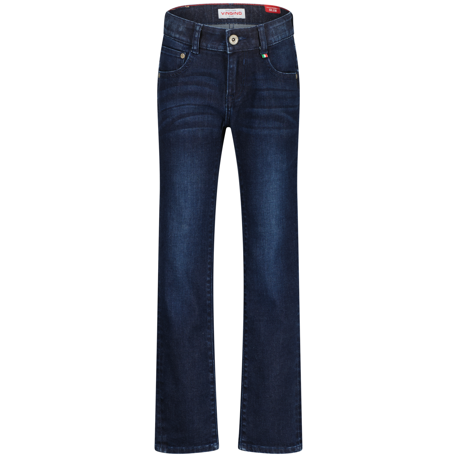Vingino winter jeans broek jongens - donker blauw - Dante - slim fit afbeelding