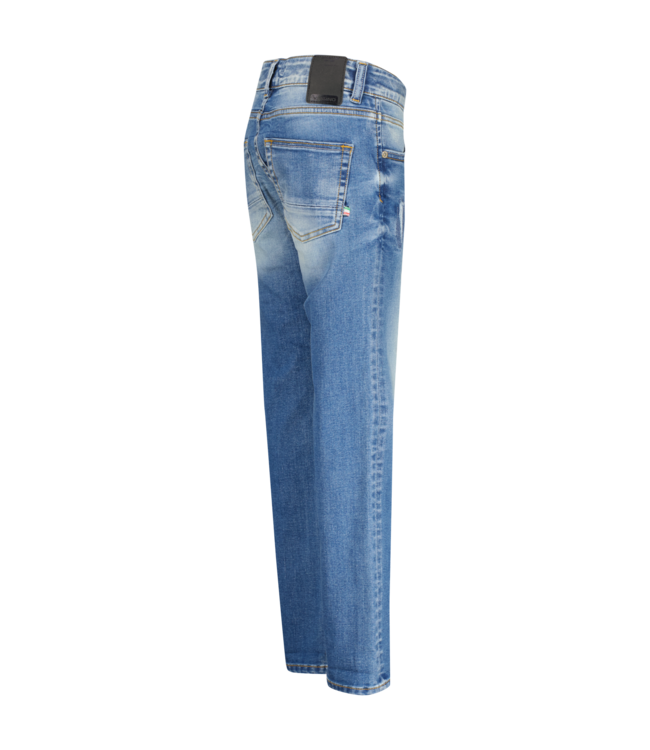 Vingino winter jeans broek jongens - old vintage blauw - Dante craftes - slim fit