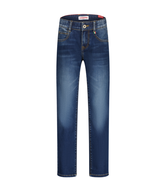 Vingino winter jeans broek jongens - blauw - Paolo - straight fit