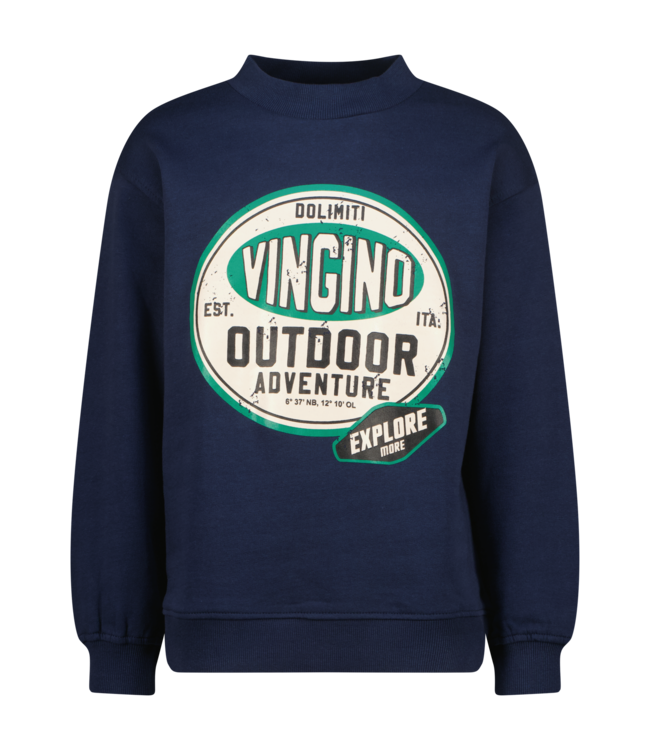 Vingino winter sweater jongens - blauw - Norp