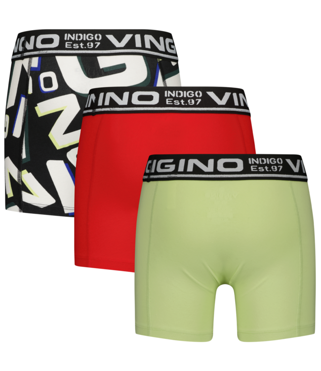 Vingino winter ondergoed jongens - rood - 3-pack