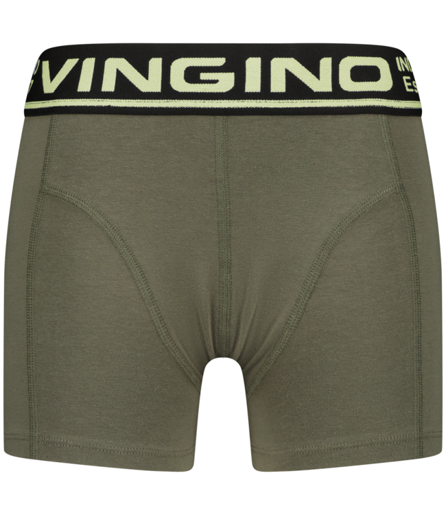 Vingino winter ondergoed jongens - army groen - 3-pack