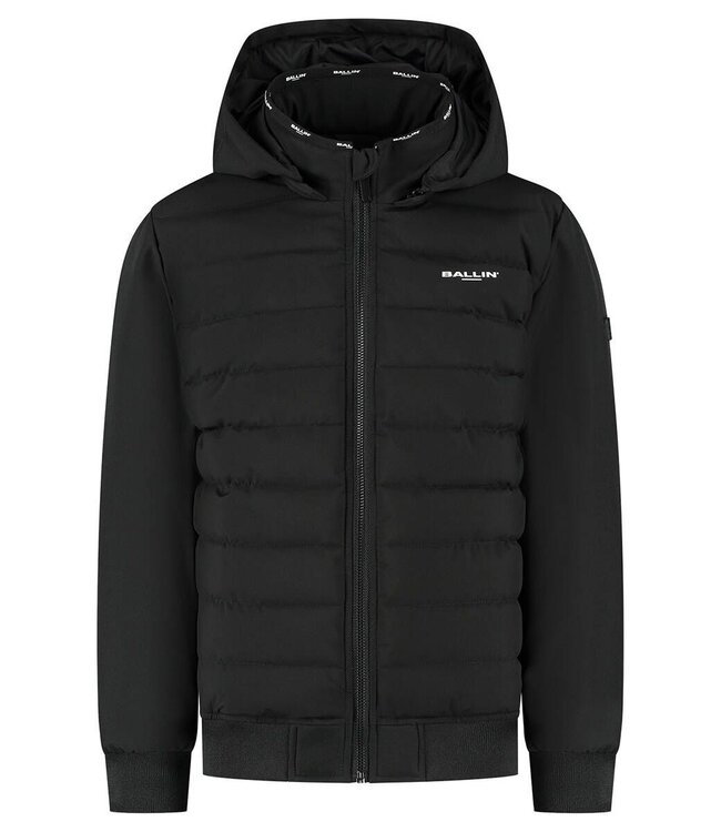 Ballin winter winterjas jongens - zwart - gewatteerd