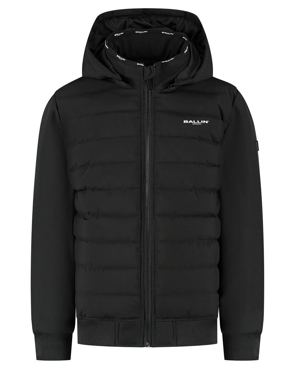 Ballin winter winterjas jongens - zwart - gewatteerd afbeelding
