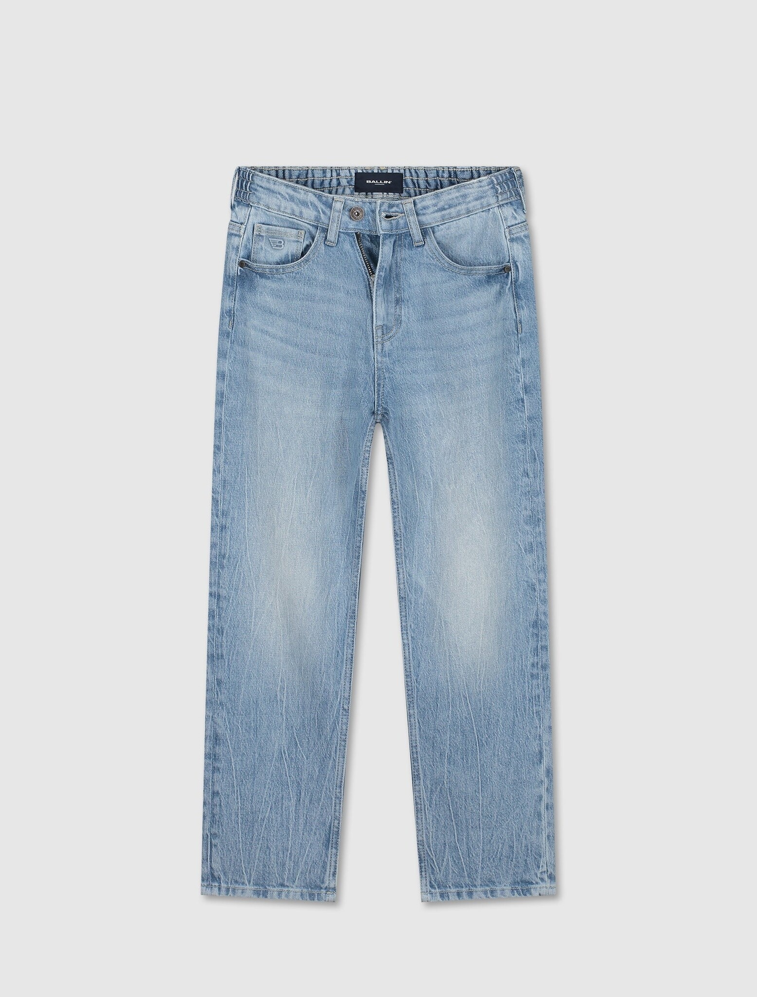 Ballin winter jeans broek jongens - blauw - The Luke loose afbeelding