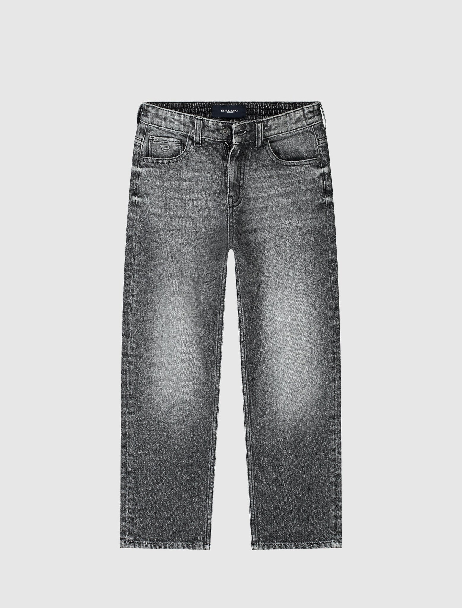 Ballin winter jeans broek jongens - grijs - The Luke loose afbeelding