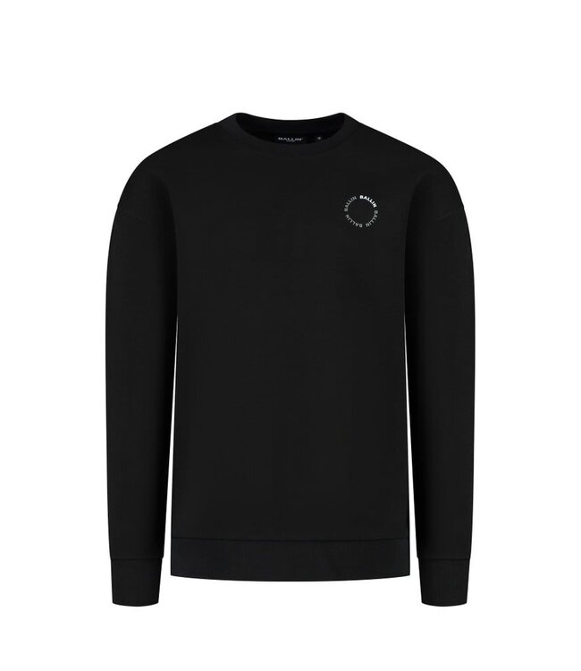 Ballin winter sweater jongens - zwart - cirkel logo
