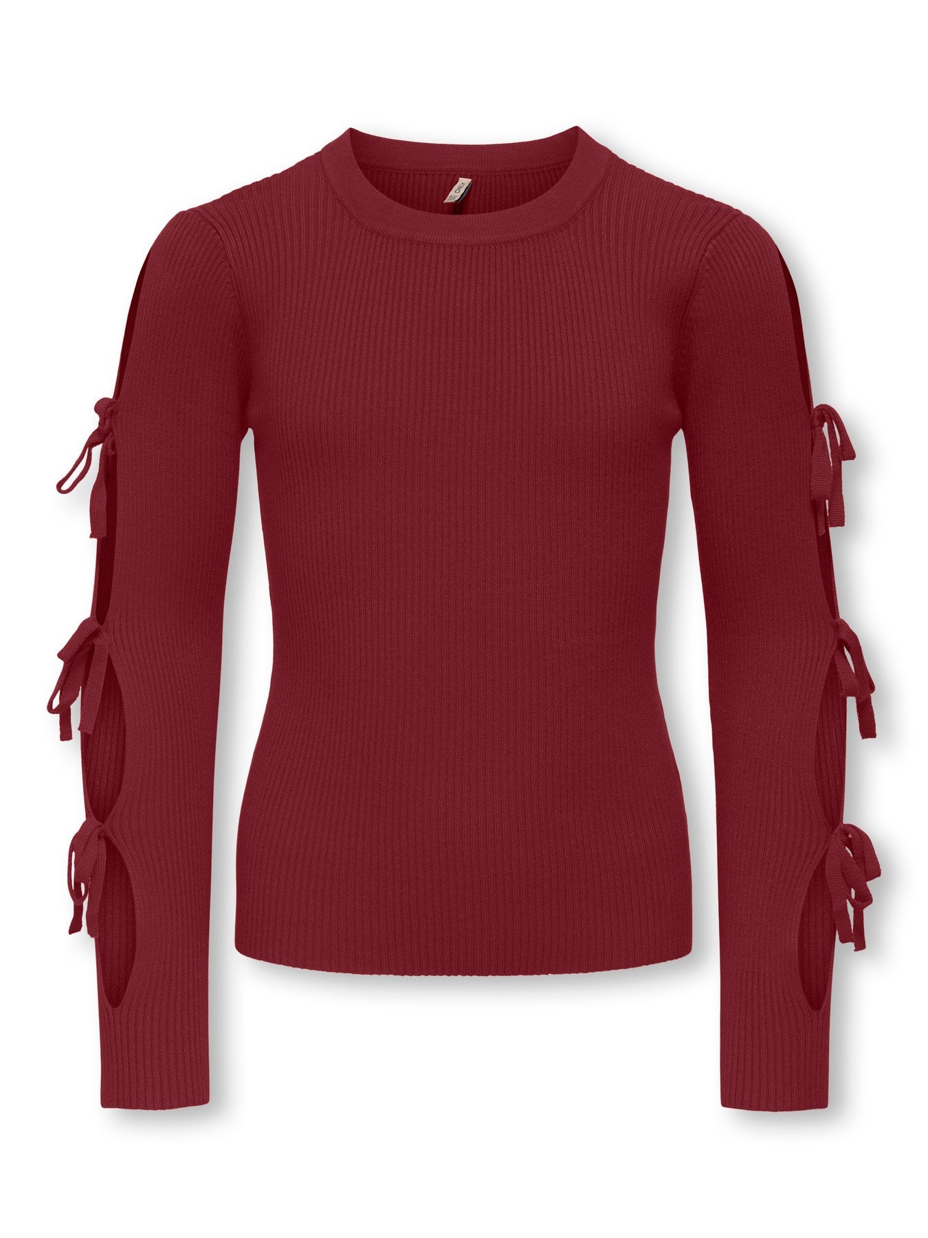Kids ONLY winter sweater meisjes - rood - KogNatascha - gebreid afbeelding