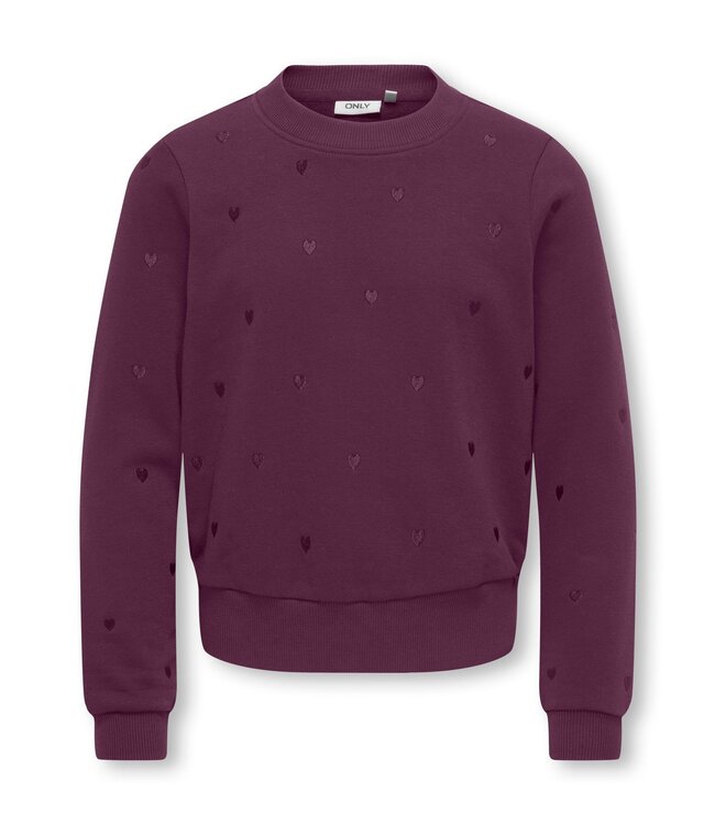 Kids ONLY winter sweater meisjes - paars - KogAtika - regular fit