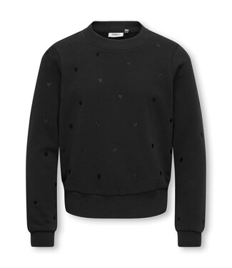 Kids ONLY winter sweater meisjes - zwart - KogAtika - regular fit