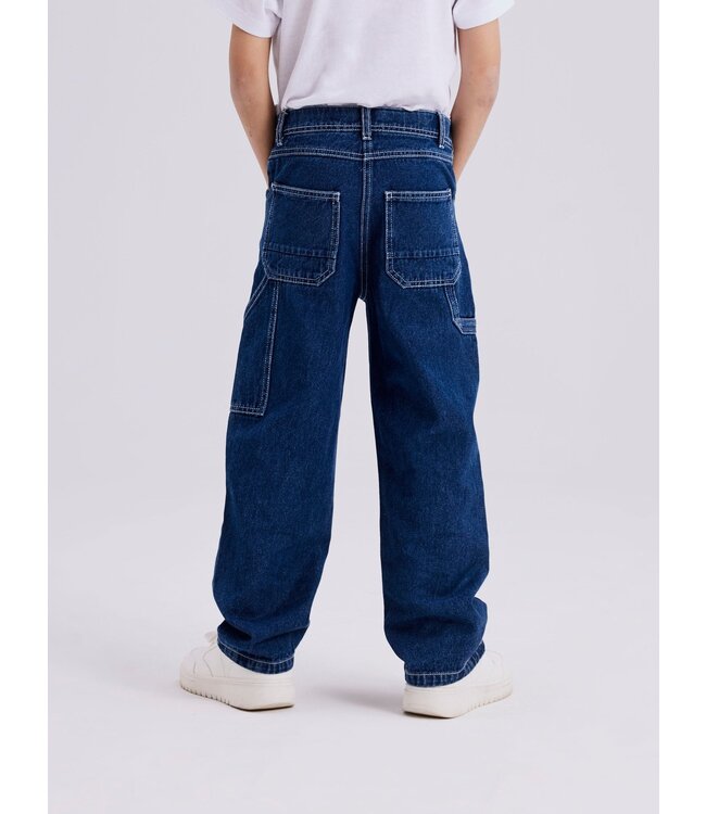 Name it winter jeans broek jongens - donker blauw - NkmRyan - straight fit