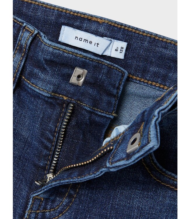 Name it winter jeans broek meisjes - donker blauw - NkfPolly - bootcut fit