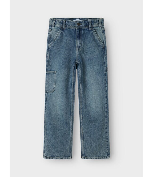 Name it winter jeans broek jongens - blauw - NkmRyan - straight fit