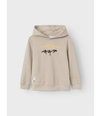 Name it winter sweater jongens - taupe - NkmPbrosan