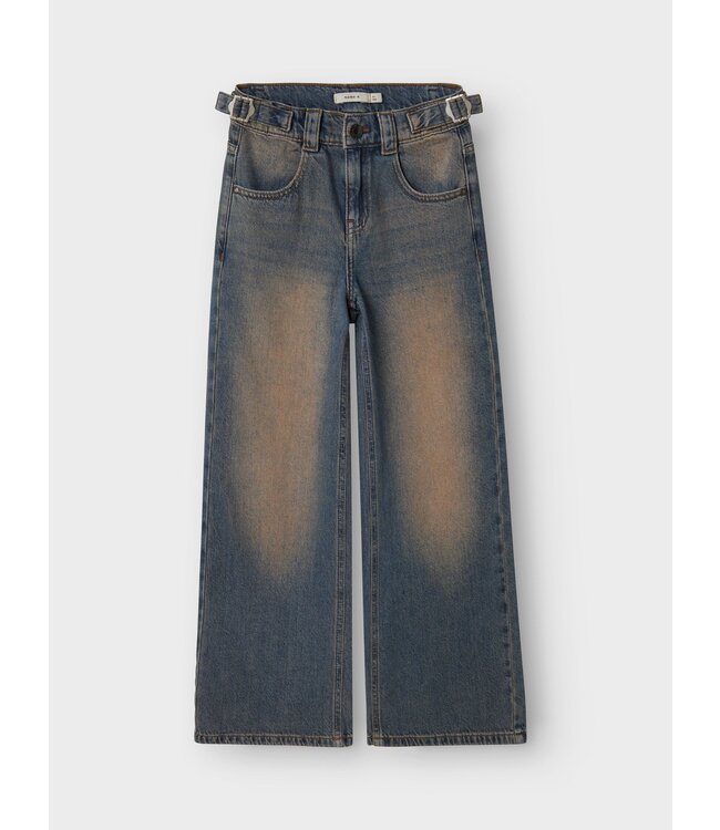 Name it winter jeans broek meisjes - donker blauw - NkfBella - skater fit