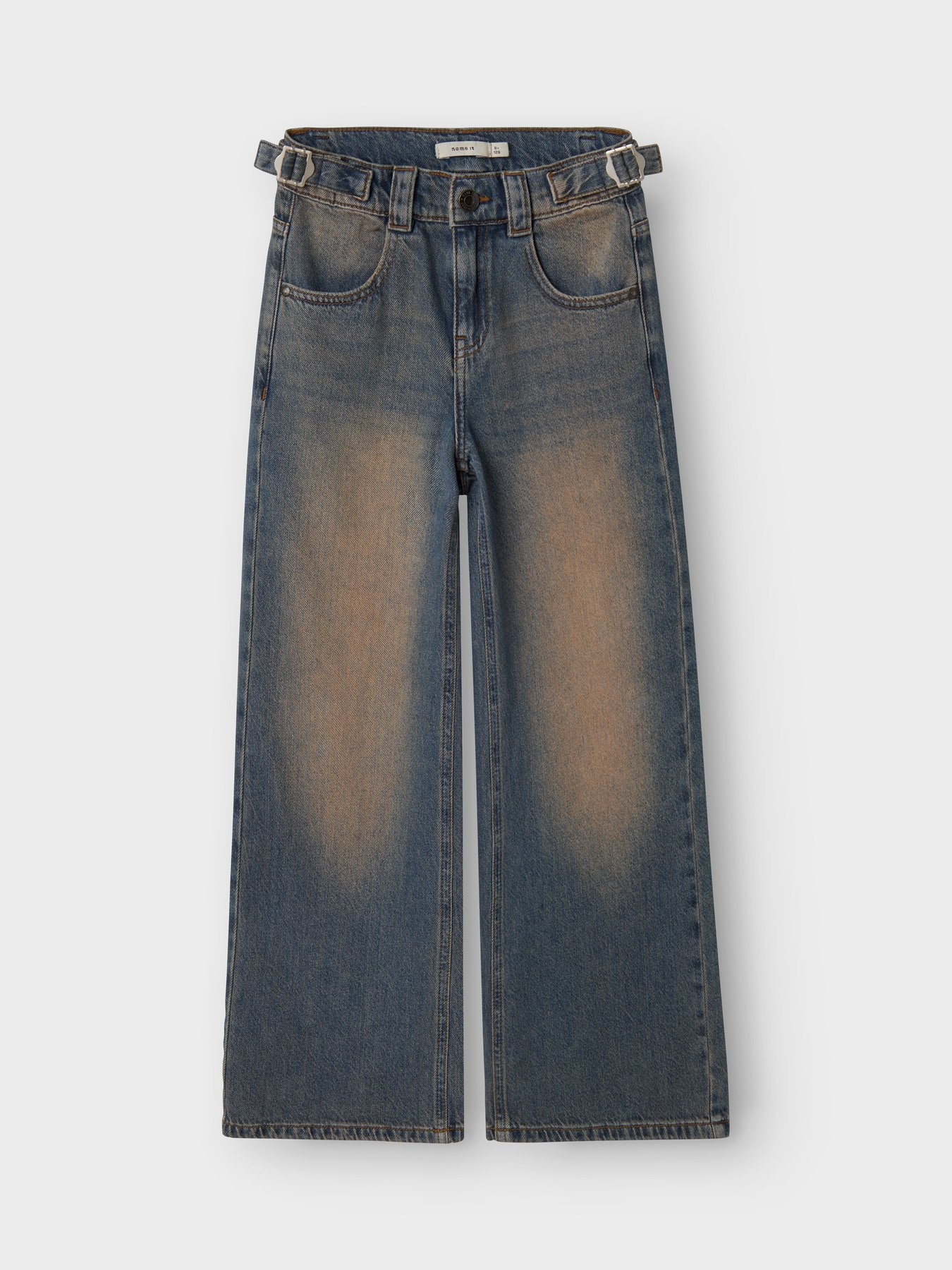 Name it winter jeans broek meisjes - donker blauw - NkfBella - skater fit afbeelding