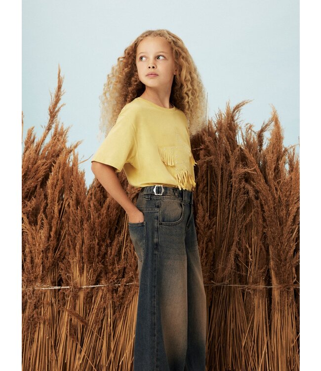 Name it winter jeans broek meisjes - donker blauw - NkfBella - skater fit