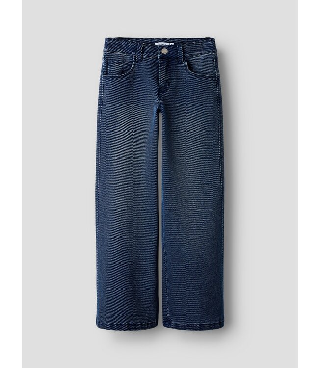 Name it winter jeans broek meisjes - blauw - NkfSalli - wide leg fit