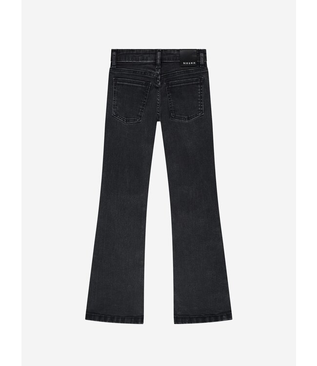 Nik&Nik winter jeansbroek meisjes - grijs denim - Saar