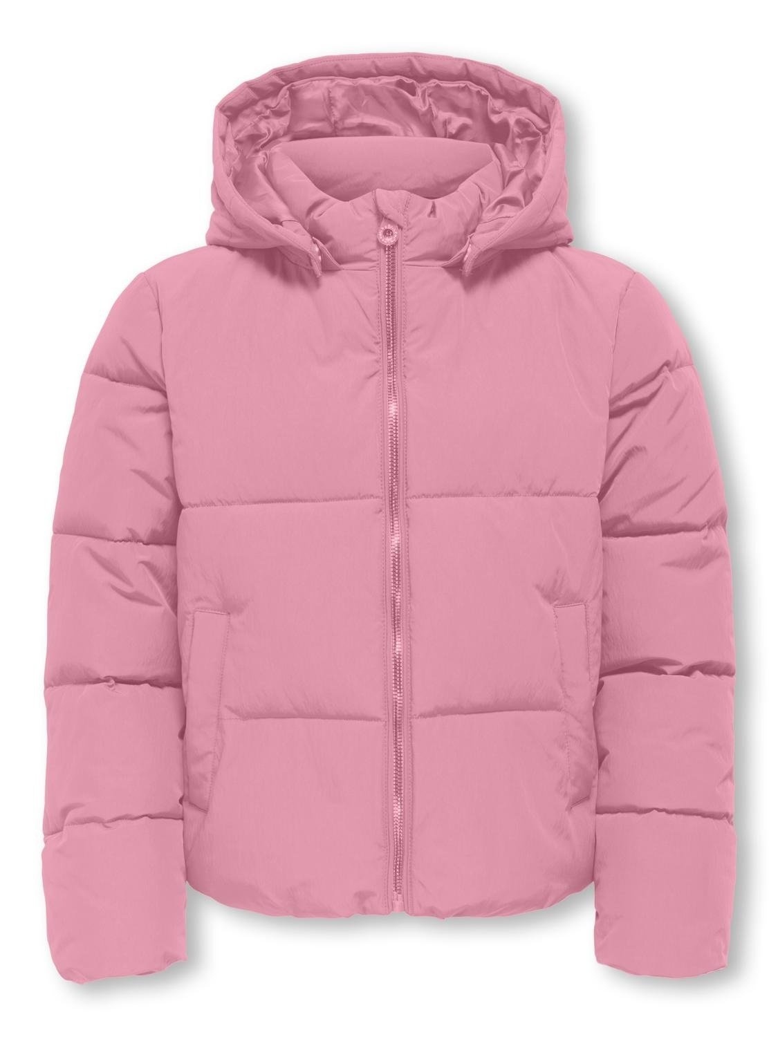 Kids ONLY winter winterjas meisjes - roze - puffer - Kogmalia afbeelding