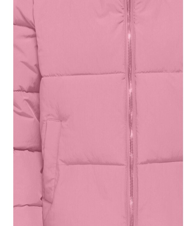Kids ONLY winter winterjas meisjes - roze - puffer - Kogmalia