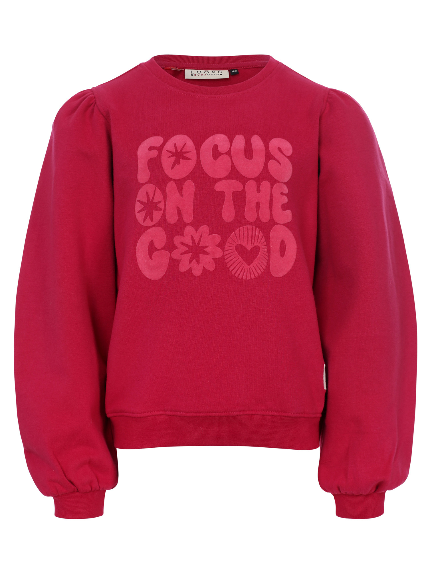 LOOXS Little winter sweater meisjes - roze afbeelding