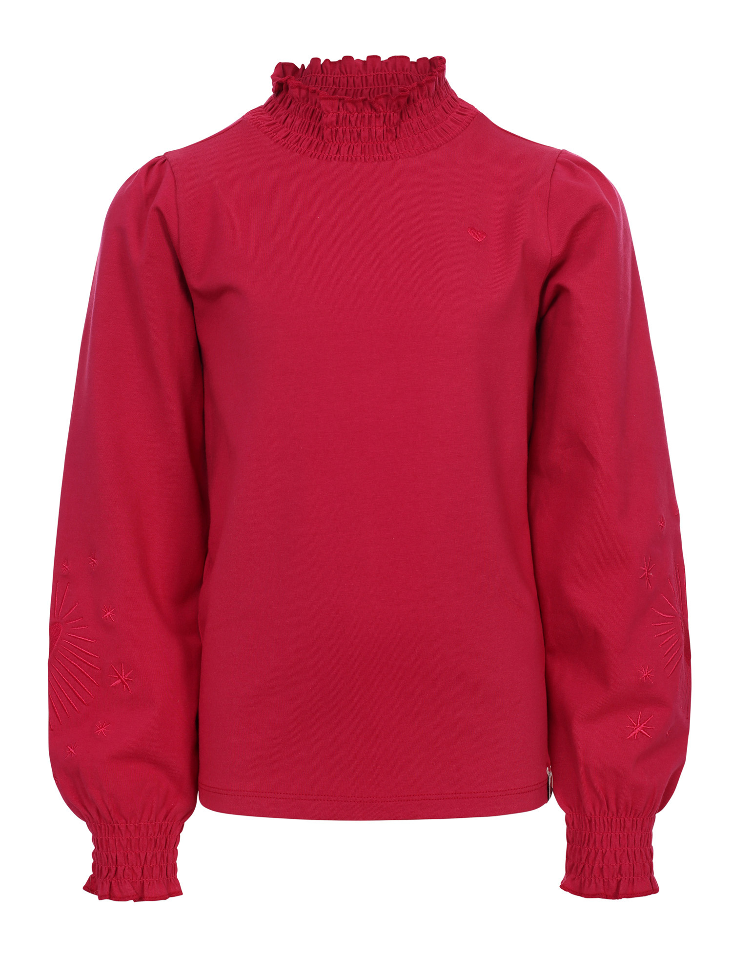 LOOXS Little winter t-shirt meisjes - roze - longsleeve afbeelding