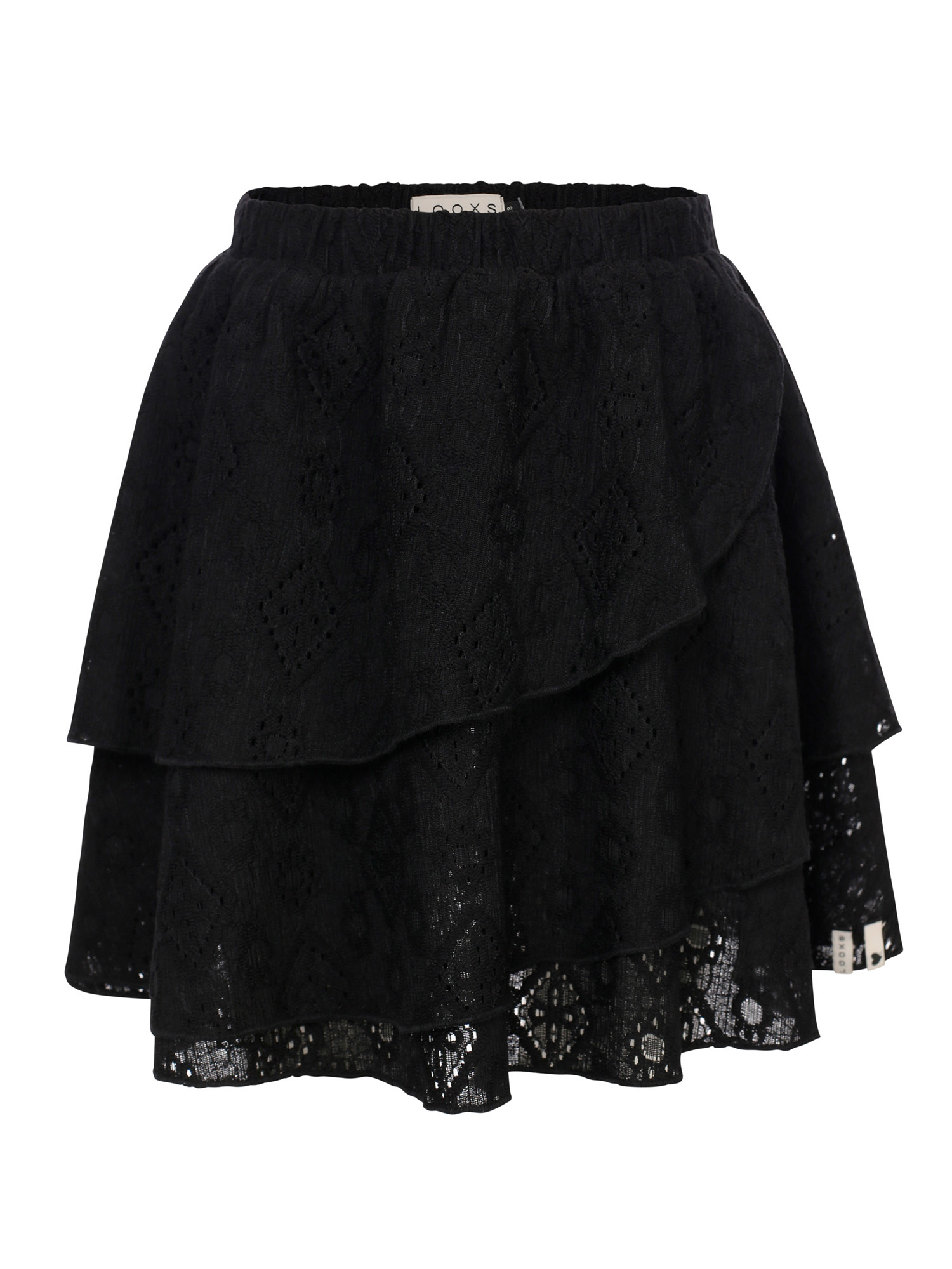 LOOXS Little winter lace rok meisjes - zwart afbeelding