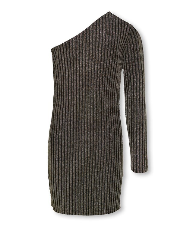 Kids ONLY winter jurk meisjes - zwart - KogQueen - regular fit, glitter