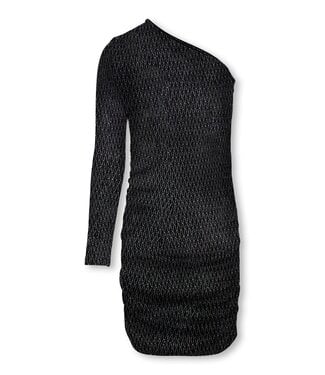 Kids ONLY winter jurk meisjes - zwart - KogQueen - regular fit, glitter
