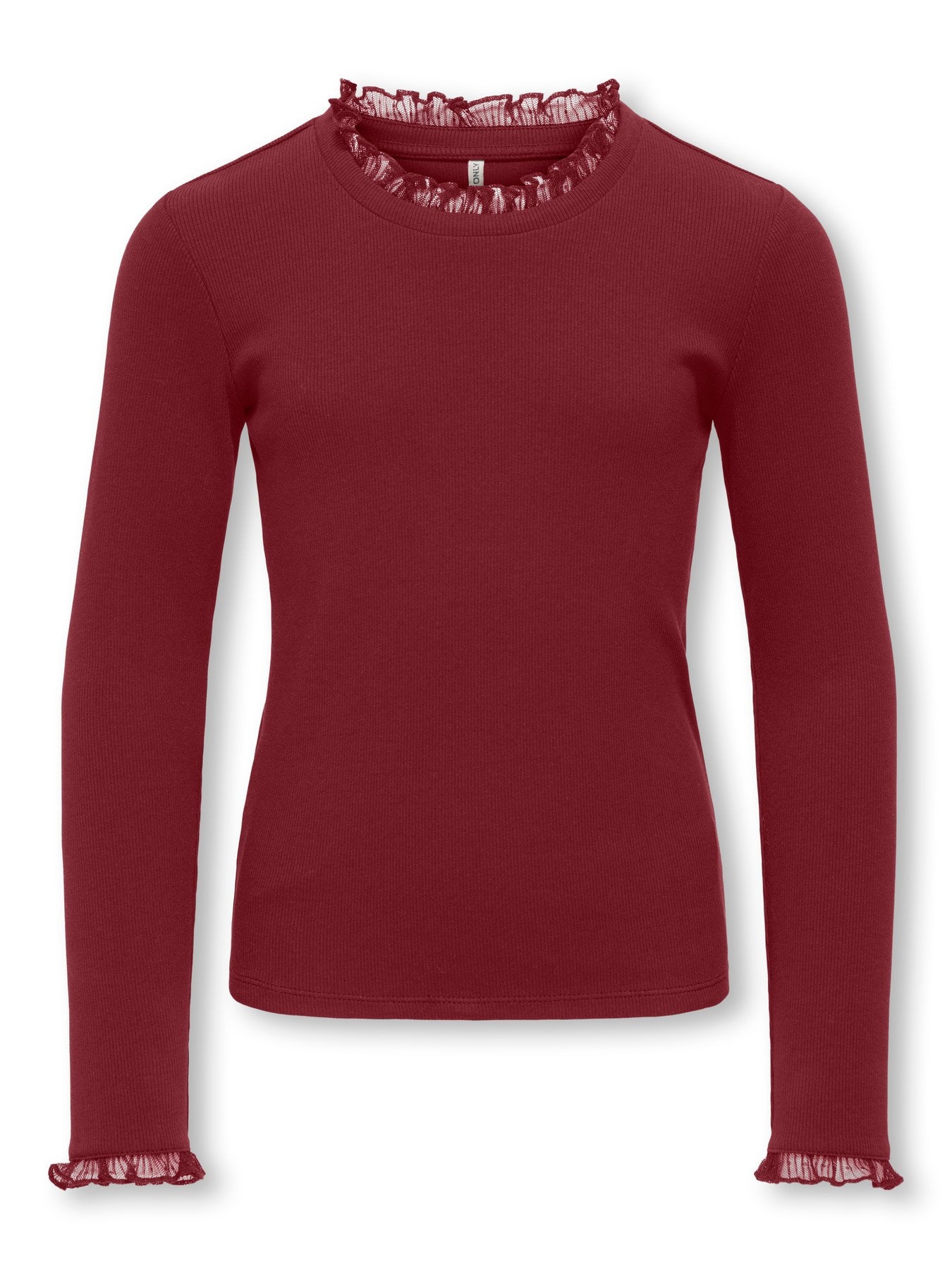 Kids ONLY winter top meisjes - rood - KogLeslie - regular fit, longsleeve afbeelding