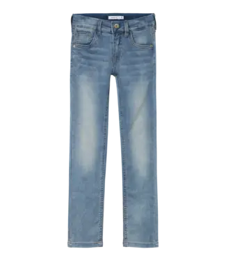 Name it winter jeansbroek jongens - blauw - xslim fit - NkmTheo